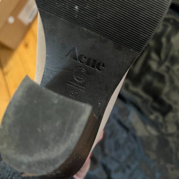 Acne Star Heeled Leather Booties - Picture 8 of 15